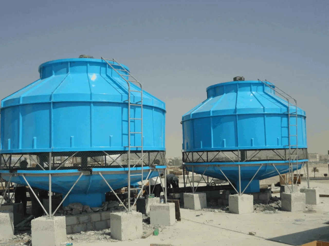 Industrial water treatment plant